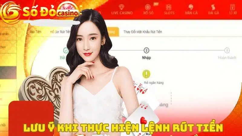 Một vài lưu ý cần nhớ khi rút tiền tại Sodo